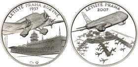 Czech Republic Silver Medal "70th Anniversary of Prague Airport 2007