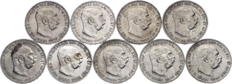 Austria 9 x 1 Corona 1916

KM# 2820, N# 7003; Silver; Franz Joseph I