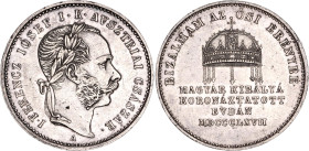 Hungary Silver Medal "The Coronation of Franz Joseph I" 1867 A