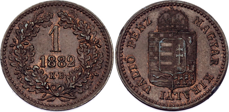 Hungary 1 Krajczar 1882 KB 

KM# 458, N# 7206; Copper; Franz Joseph I; UNC