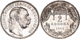 Hungary 2 Korona 1912 KB