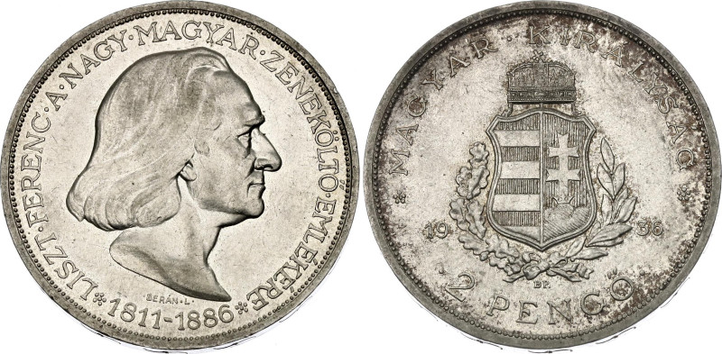 Hungary 2 Pengo 1936 BP 

KM# 515, N# 12868; Silver; 50th Anniversary - Death ...
