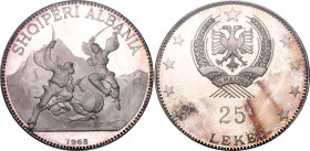 Albania 25 Leke 1968 PCGS PR64 DCAM