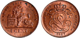 Belgium 1 Centime 1907