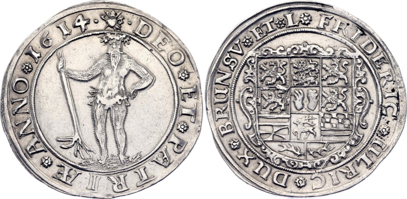 German States Brunswick-Wolfenbuttel 1/4 Taler 1614 

KM# 43; Silver 7.28 g.; ...