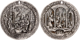 German States Cast Baptismal Medal 1540 (ND)