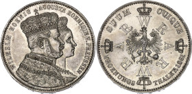 German States Prussia 1 Taler 1861 A