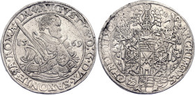German States Saxony-Albertine 1 Taler 1569 HB