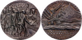 Germany - Empire Iron Medal "The Sinking of the S. S. Lusitania" 1915