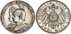 Germany - Empire Prussia 2 Mark 1901 A