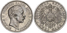 Germany - Empire Prussia 2 Mark 1907 A