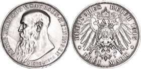 Germany - Empire Saxe-Meiningen 3 Mark 1915
