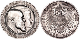 Germany - Empire Wurttemberg 3 Mark 1911 F