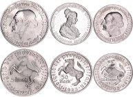 Germany - Weimar Republic Westphalia Lot of 3 Coins 1921 - 1923 Notgeld