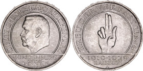 Germany - Weimar Republic 3 Reichsmark 1929 A
