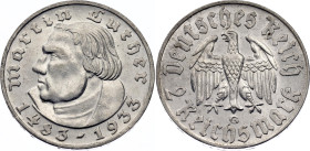 Germany - Third Reich 2 Reichsmark 1933 G