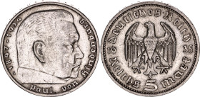 Germany - Third Reich 5 Reichsmark 1935 A