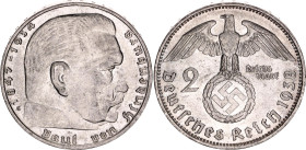 Germany - Third Reich 2 Reichsmark 1938 G