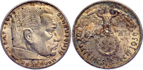 Germany - Third Reich 2 Reichsmark 1939 A