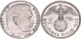 Germany - Third Reich 2 Reichsmark 1939 A