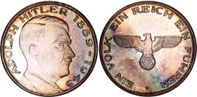 Germany - Third Reich Silver Medal "Adolf Hitler 1889-1945" (ND)