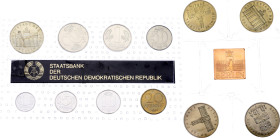 Germany - DDR Lot of 2 Coin Sets 1987 - 1990 A