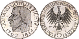 Germany - FRG 5 Deutsche Mark  1964 J