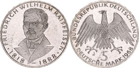 Germany - FRG 5 Deutsche Mark 1968 J