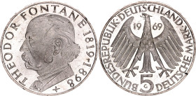 Germany - FRG 5 Deutsche Mark 1969 C