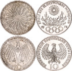 Germany - FRG 10 Deutsche Mark 1972 D & J