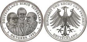 Germany - FRG Silver Medal "German Reunification" 1990