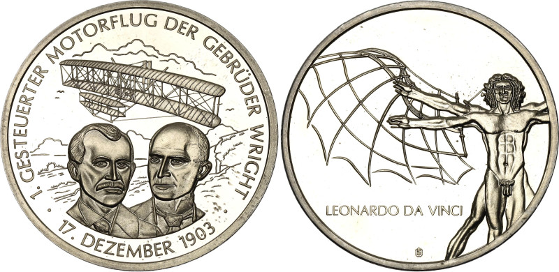 Germany - FRG Silver Medal "Flight of the Wright Brothers" 1993 

Silver 26.55...