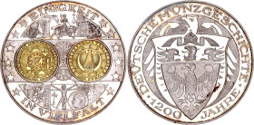 Germany - FRG Silver Medal "1200 Years of German Coinage - Euro Currency" 2006