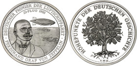Germany - FRG Silver Medal "Aviation Pioneer Count Zeppelin" 1990s