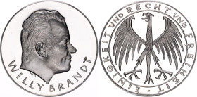 Germany - FRG Silver Medal "Willy Brandt" 1990s
