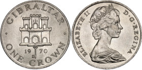 Gibraltar 1 Crown 1970