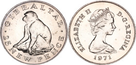 Gibraltar 25 New Pence 1971