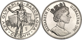 Gibraltar 1 Crown 1991 PM