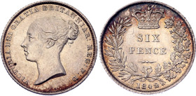 Great Britain 6 Pence 1842