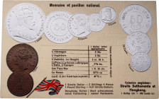 Great Britain Post Card "Coins of the British Colonies - Straits Settlements and Hong Kong" 1904 - 1937 (ND)