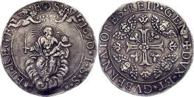 Italian States Genoa 1 Scudo 1670 ISS