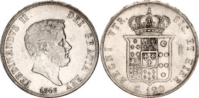 Italian States Two Sicilies 120 Grana 1846