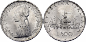 Italy 500 Lire 1967 R