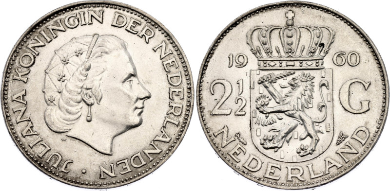 Netherlands 2-1/2 Gulden 1960 

KM# 185, N# 4130; Silver; Juliana; AUNC