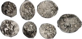 Russia Lot of 7 Coins 1547 - 1598 (ND)