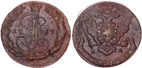 Russia 5 Kopeks 1767 ЕМ