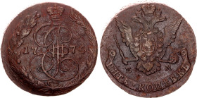Russia 5 Kopeks 1774 ЕМ