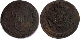 Russia 5 Kopeks 1789 KM R