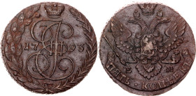 Russia 5 Kopeks 1793 ЕМ