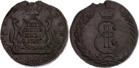 Russia - Siberia 5 Kopeks 1767 KM R
